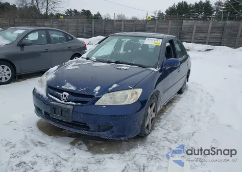 2004 Honda Civic Ex from USA, damaged, VIN 2HGES26784H586336